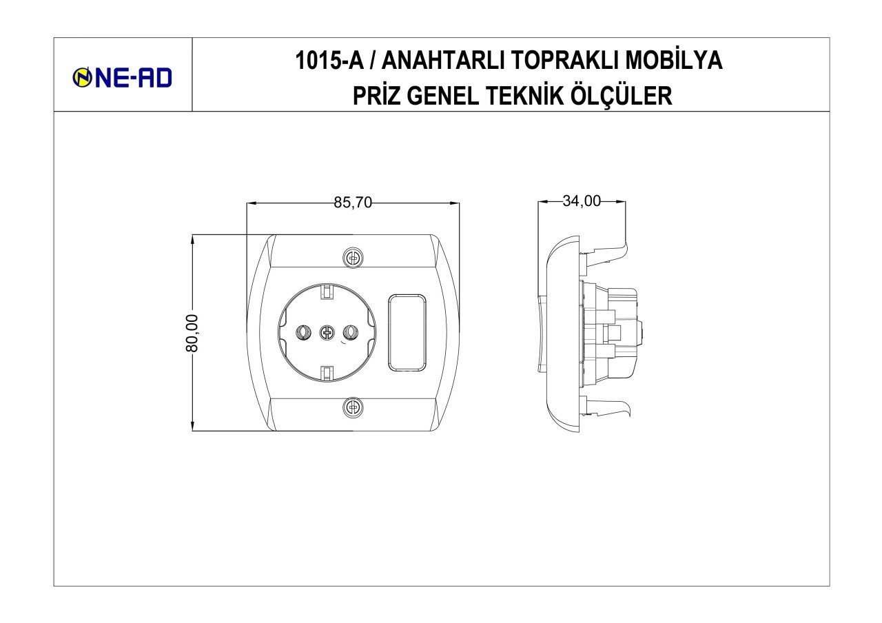 NEAD%201015-A%20ANAHTARLI%20TOPRAKLI%20MOBİLYA%20PRİZ