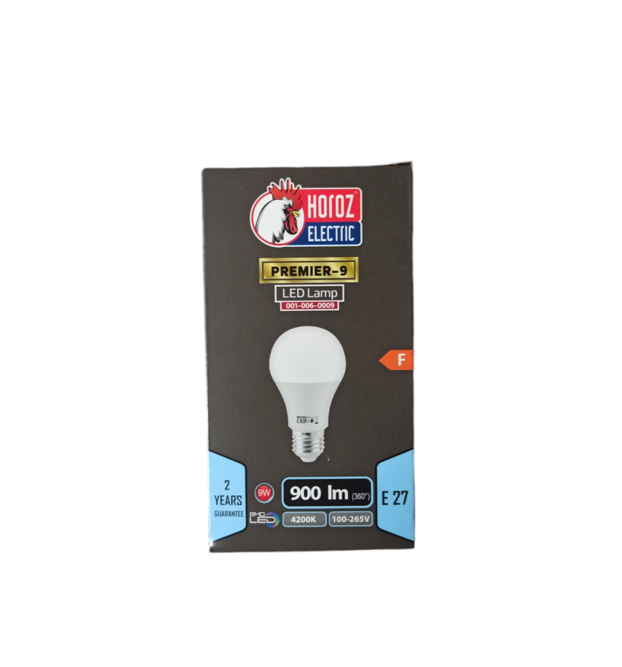 HOROZ%20PREMIER-9%209%20WATT%20LED%20AMPUL%204200K%20GÜNIŞIĞI%20