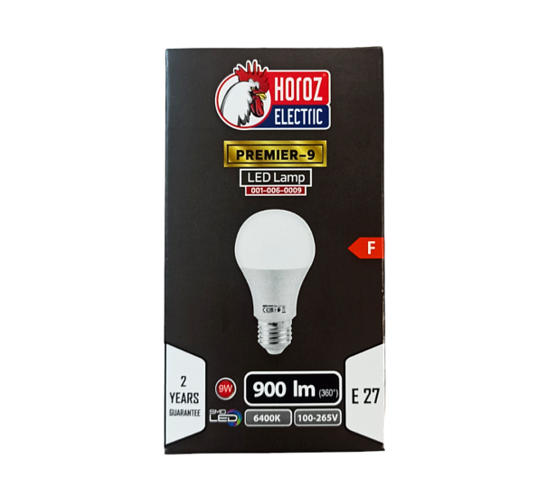 HOROZ PREMIER-9 9 WATT LED AMPUL 6400K BEYAZ 