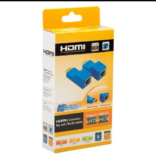 4K HDMI EXTENDER 30 METRE HDMI CAT6 RJ45 UZATMA